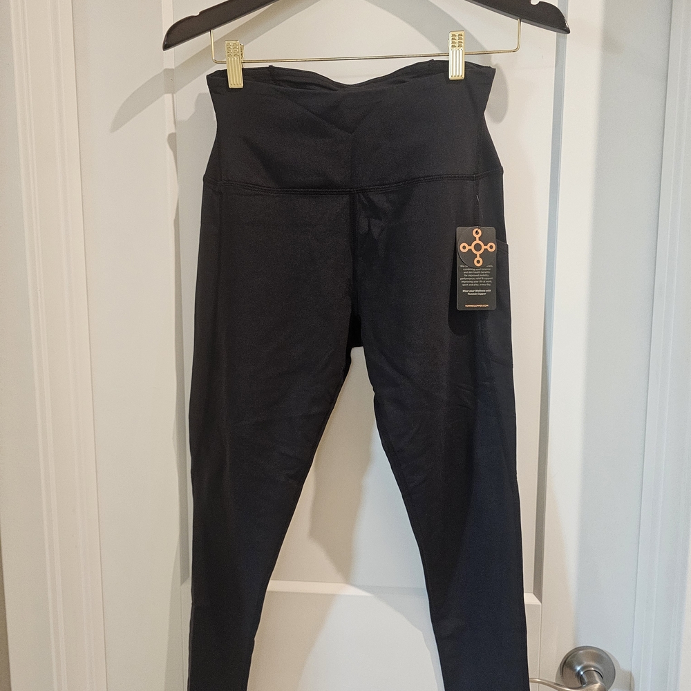 Tommy Cooper Black Leggings